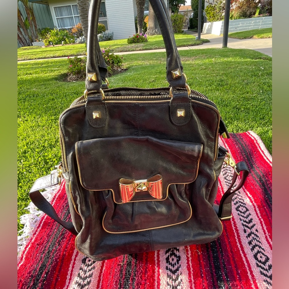 Y2K Vintage Betsey Johnson Leather Purse